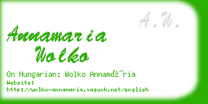 annamaria wolko business card